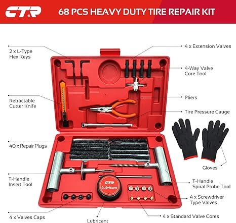 CTR Heavy Duty Tire Plug Kit