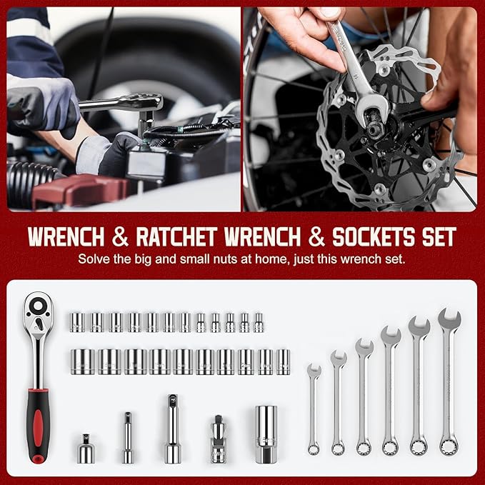 Home Tool Kit with Drawer - 379-PCs